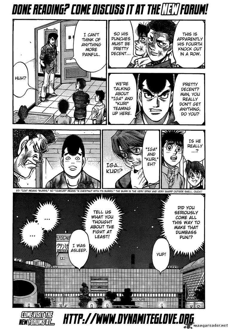 Hajime no Ippo: Fighting Spirit, Chapter 912 image 18
